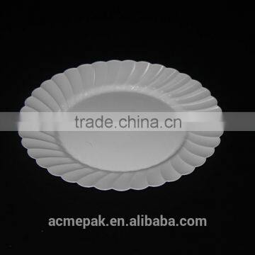 Disposable big pizza fruit cake plastic lace plate