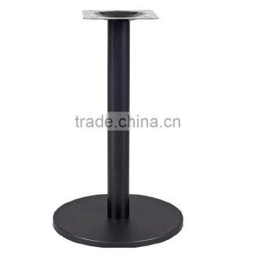 foshan factory industrial style round cast iron metal dining table base leg with powder coated