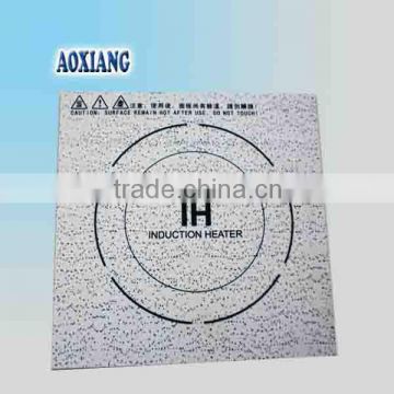 Hot! Customized induction cooker glass 4mm-19mm Cooker Hob Ceramic Glass Panels / 15mm ceramic glass