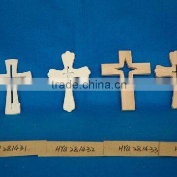 Antique natural cheap wholesale small wooden crosses,unfinishd wooden cross
