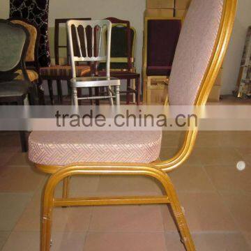 Rental Hotel Golden Banquet Dining Stacking Chair YC602 photo-4