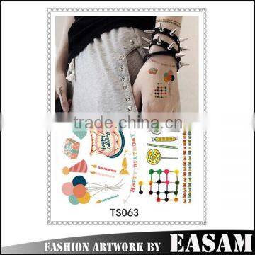 Easam temporary sticker tattoo,sexy body tattoo sticker