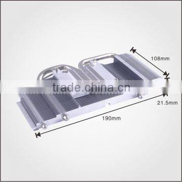 Extruded Mold Aluminum 6063T5 Heat Sink