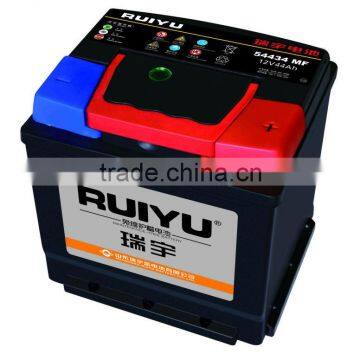 maintenance free and dry car battery 6QW-84