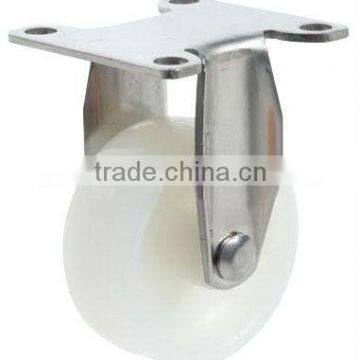 STAINLESS NYLON 6 CASTER - RIGID (GS-5998JC-01)