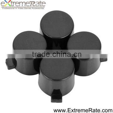 Black action buttons kit for PS4 controller replacement buttons