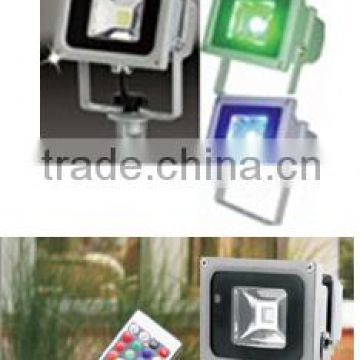 high COB LED GARDEN light RGB with remote 10W/20W with spike with cable GS CE EMC IP65