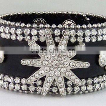 Fashion snowflake rhinestone lady bracelet