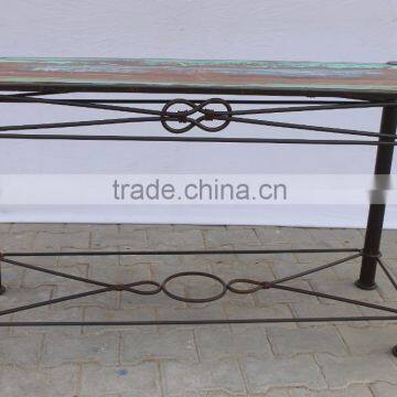 Industrial Console Table