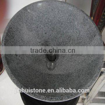 cheap grey granite stone sink bathroom sink for sale