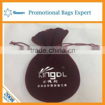 Custom Wholesale Drawstring Velvet Packing Jewelry Bag and Gift Holder Velvet Pouch