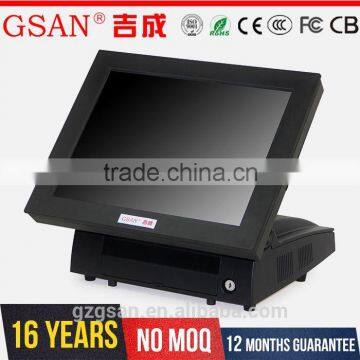 Touch POS Terminal/Tow monitors POS equipment