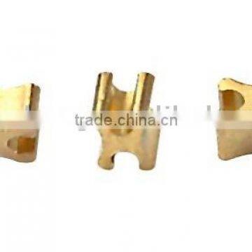 Brass H-Bottom stopper for zipper garment accessories