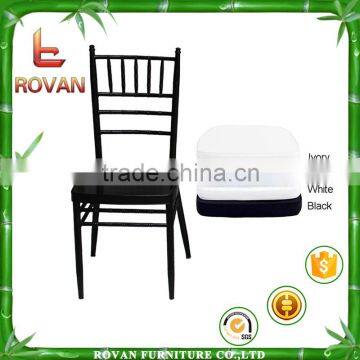 Wedding Used Iron Metal Chiavari Chair Black Color photo-3