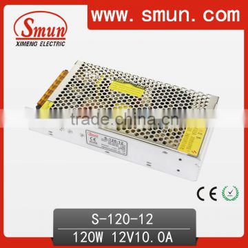 CE ROHS approved 120w 12v 10a switching power supply(S-120-12) for LED product,Medical and Industrial control equipment