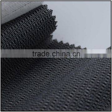 ZHEJIANG BANQ polyester/viscose Weft-insert fusible woven interlining from factory fusing as garment accessories