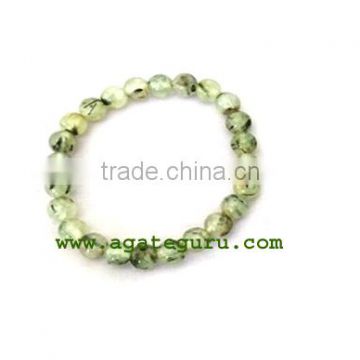 Rutilated Quartz Beaded Bracelets : India Chakra Bracelet wholesaler