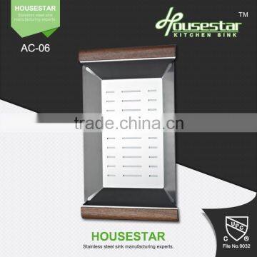 High Quality Kitchen Sink Accessory Stainless Steel Colander China Supplier Fruit And Vegetables Colander With Handle And Stand photo-4