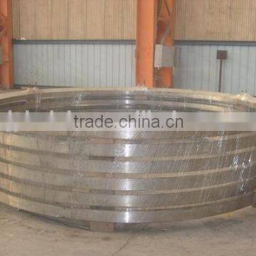 Forged ring rolled carbon steel flange not casted jiangyin