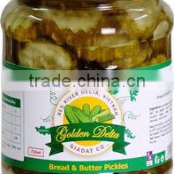 Sweet slices pickles 720ml