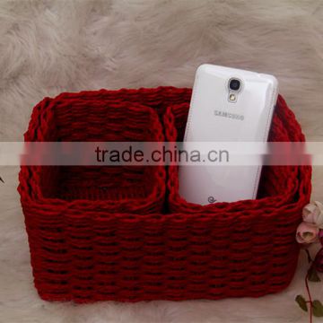 straw weaving laundry basket new arrival set with lining storage basket