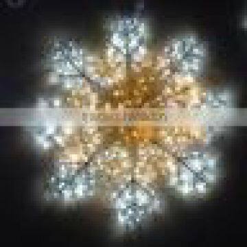 led 2D snowflake motif ligh