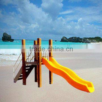 Deluxe safe children's slide fitness playground equipment