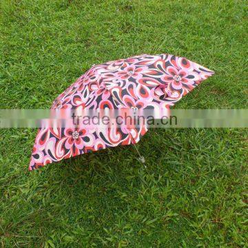 UV-proof Flower Lady 5-folding Umbrella