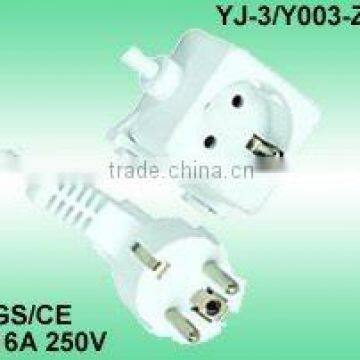 Ironing board Extension cord Power Cord Extension Socket for Ironing Board 16A 250V GS/CE 3G1.0/1.5mm2 max 2.0M ROHS/REACH