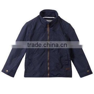 kids jacket, boys navy Harrington nylon jacket