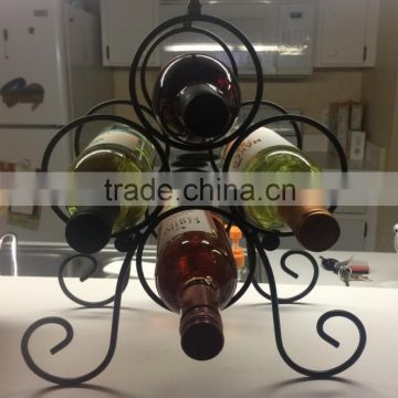 Wine bottle holder steel metal kitchen furniture