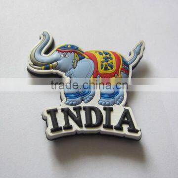 India silicone rubber 3D pvc fridge magnet