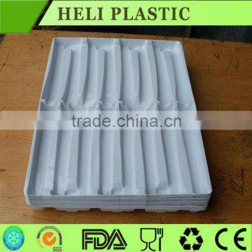 customized large PVC white electronic plastic packaging tray