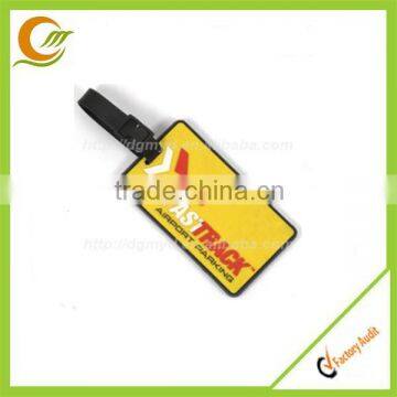 Customized logo luggage tag Wholesale PVC luggage tag