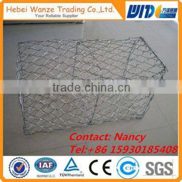 2016 hot sale pvc coated gabion wire mesh box,galvanized gabion box