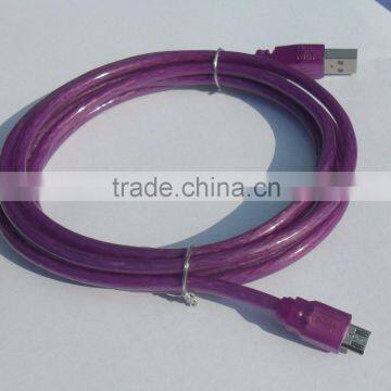 USB 2.0 data Cable A male to Micro 5pin male assembly shell