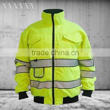 EN471 High visibility workwear bomber jacket