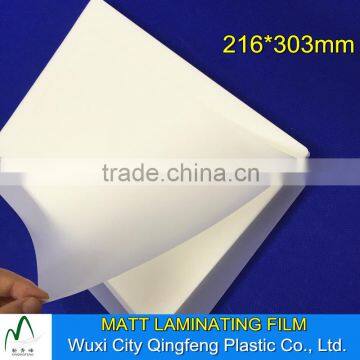 A4 216*303MM Protective Usage Cheap Price Hot Laminating Film 75micron 100micron 125micron Matte Lamination Pouches