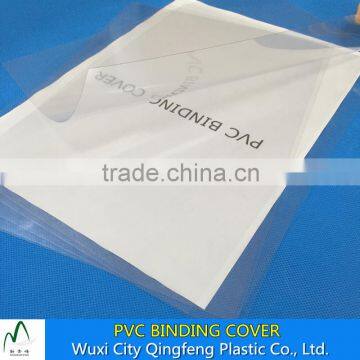 0.1mm 0.125mm 0.15mm 0.175mm Transparent A4 PVC Book Binding Cover Glossy Type Plastic Clear PVC Sheet