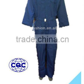 mens black pure cotton safety working coverall