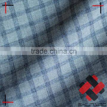 ATY Yarn Wool Melange Plaid Fabric Not Yarn Dyed photo-6