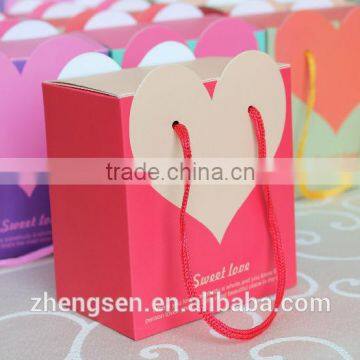 High-grade gift handbag / joyful candy package box of paper board