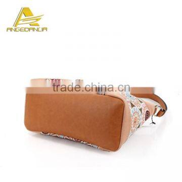 ANGEDANLIA Boho Gypsy Tribal Bag Women Cotton Fabric Shoulder Bag Bolsos Boho Hippie photo-4