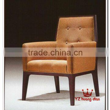 dining room furniture type and modern appearance brown fabric dining chairs