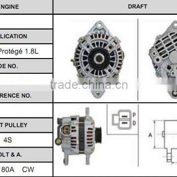 Cheap price auto car alternator for Mazda1.8L fs05-18-300 alternator