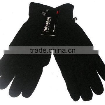 wholesale mens fleece glove with thinsulate lining