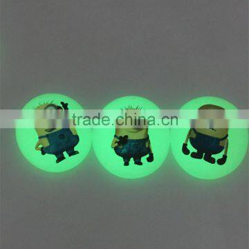 The Car Key Pendant Mobile Phone Bags or Necklace Pendant Little Yellow Man Glowing Stone Pendant