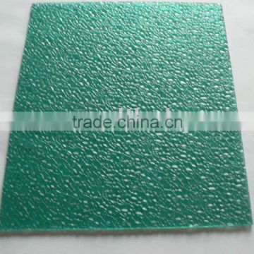 green polycarbonate embossed sheet