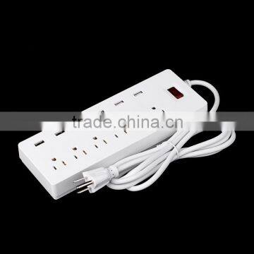 2016 smart US 110v surge protector usb power strip