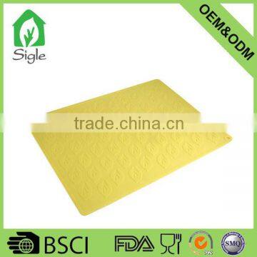 heat resisitant silicone square leaf inside baking mats sheet